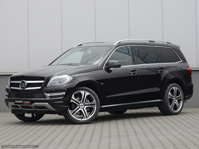 Black Brabus Mercedes-Benz GL-Class