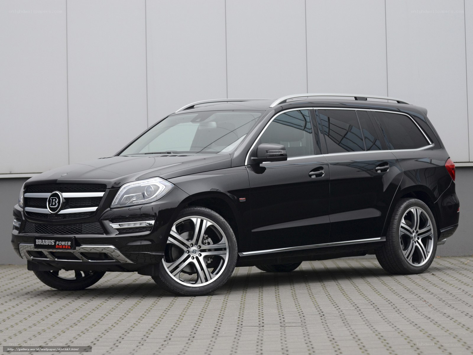 Black Brabus Mercedes-Benz GL-Class