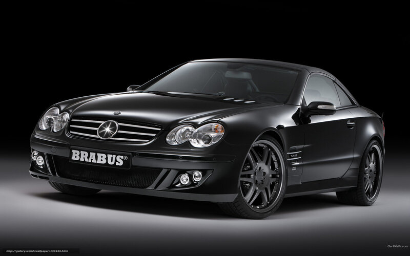 Black Brabus Mercedes-Benz SL