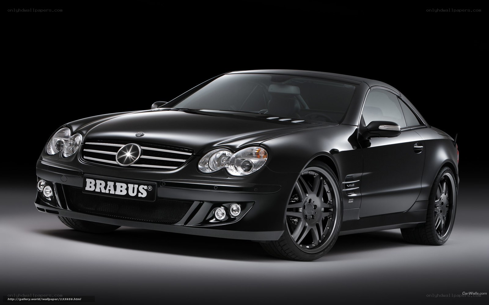 Black Brabus Mercedes-Benz SL