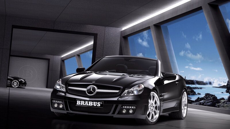 Black Brabus Mercedes-Benz SLK