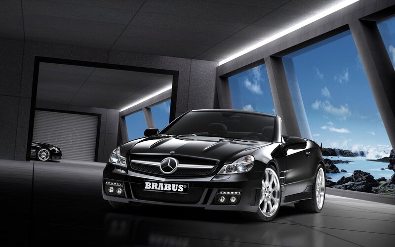 Black Brabus Mercedes-Benz SLK