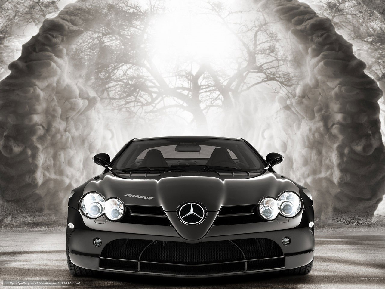 Black Brabus Mercedes-Benz SLR