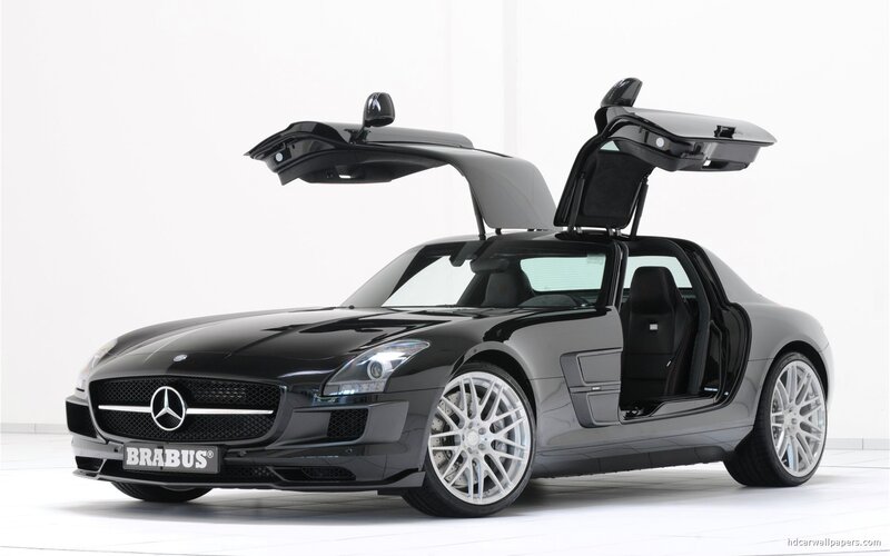 Black Brabus Mercedes-Benz SLS AMG