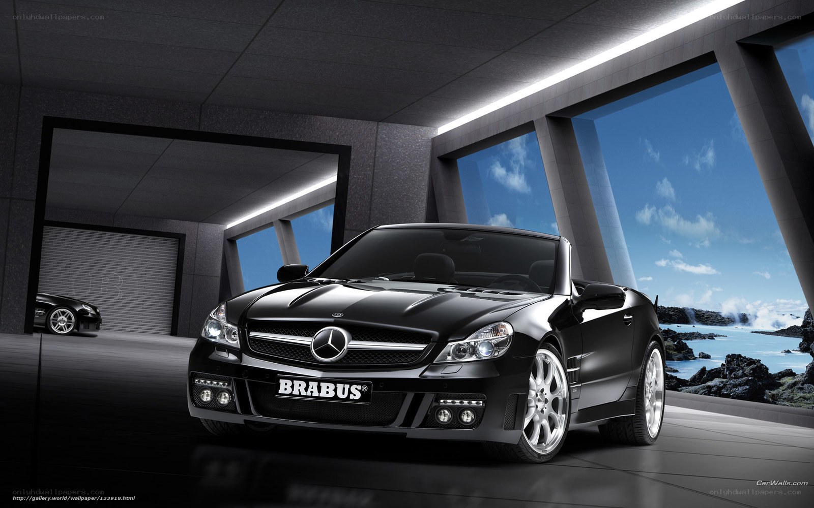 Black Brabus Mercedes SLK