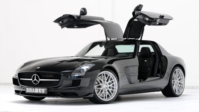 Black Brabus Mercedes SLS AMG