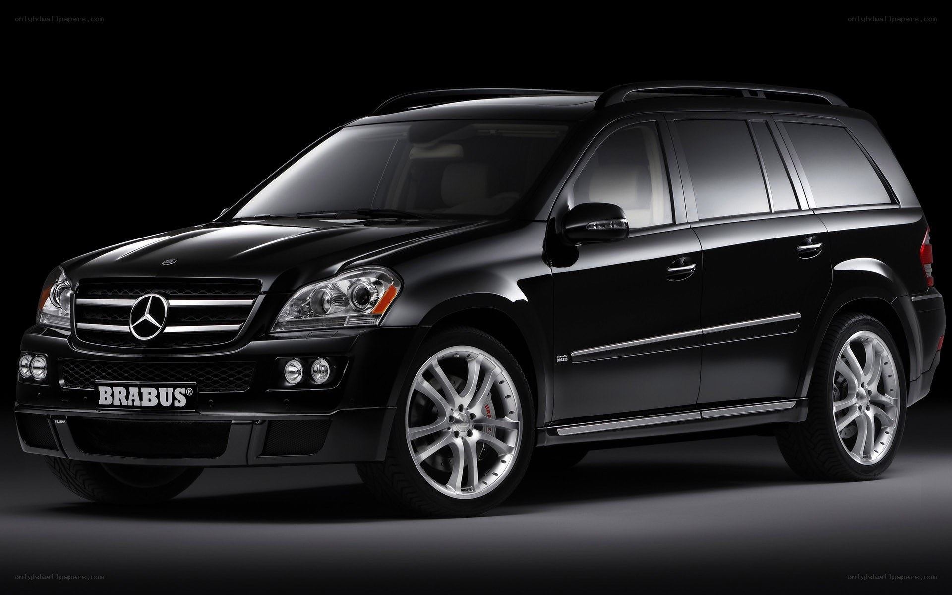 Black Brabus Mercedes SUV