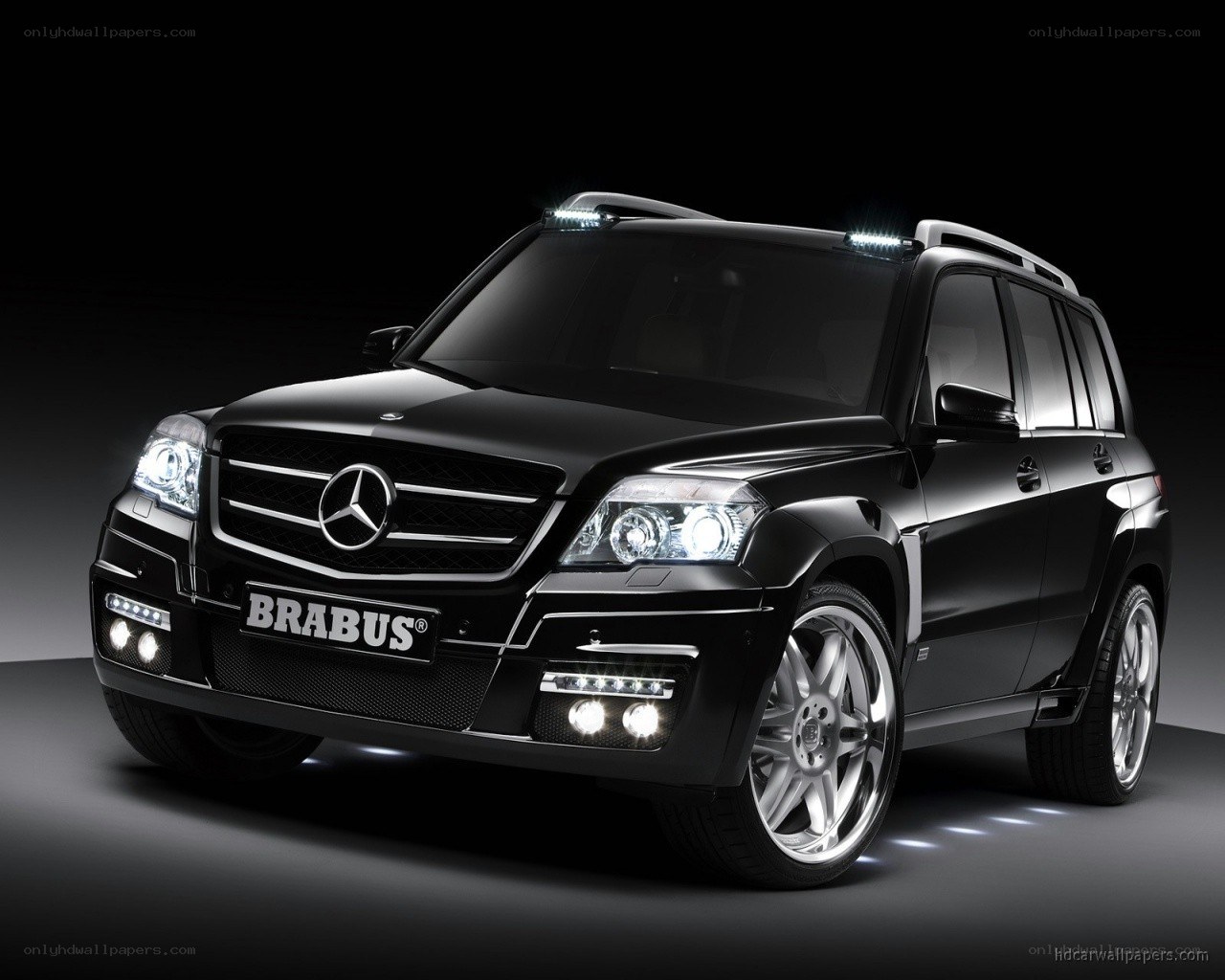 Black Brabus Mercedes SUV