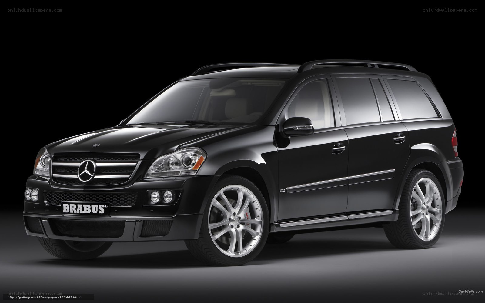 Black Brabus Mercedes SUV