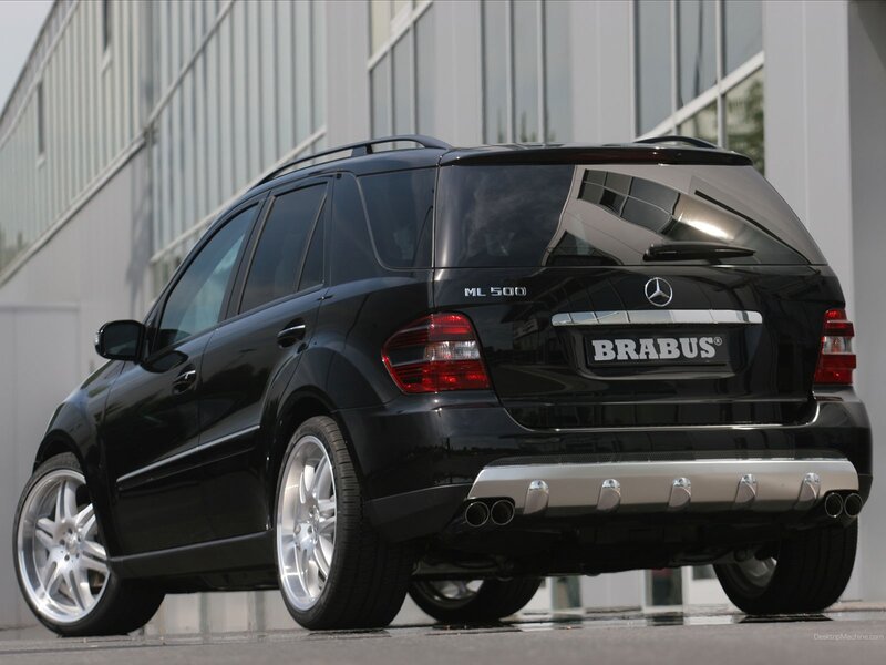 Black Brabus ML 500 — Neutral, Afternoon