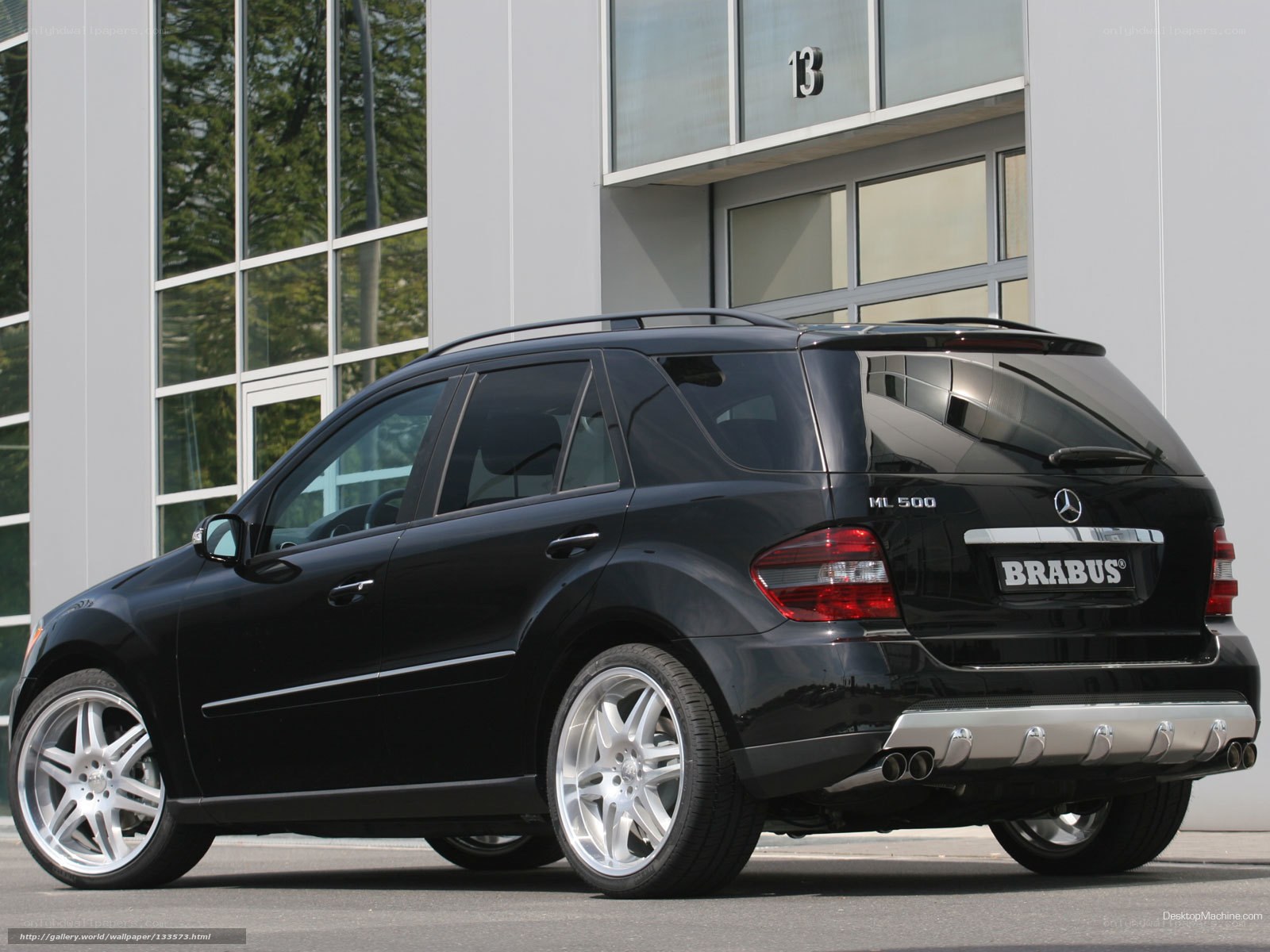 Black Brabus ML 500 SUV
