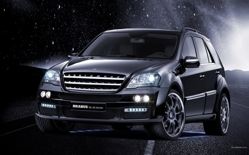 Black Brabus ML63 Biturbo