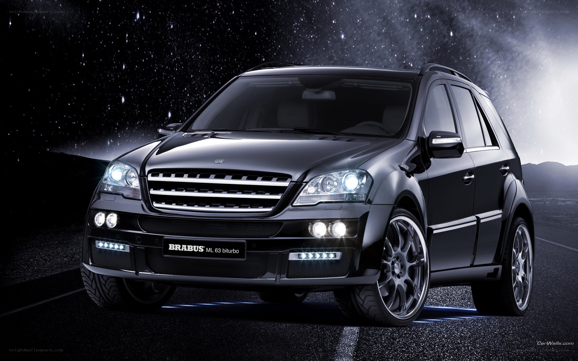 Black Brabus ML63 Biturbo
