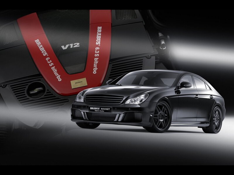 Black Brabus Rocket Car — Dramatic, Photograph, Car Engine, Car Grille