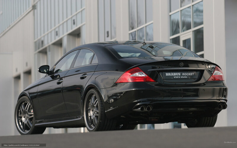 Black Brabus Rocket Car — Neutral