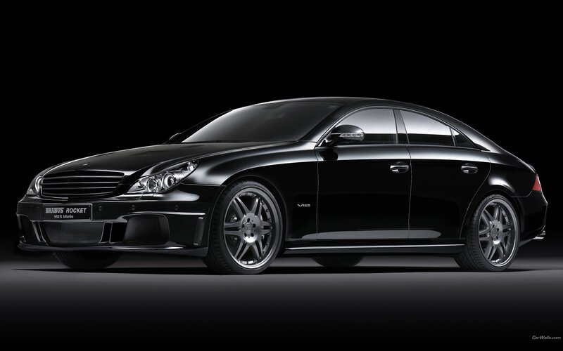 Black Brabus Rocket sedan