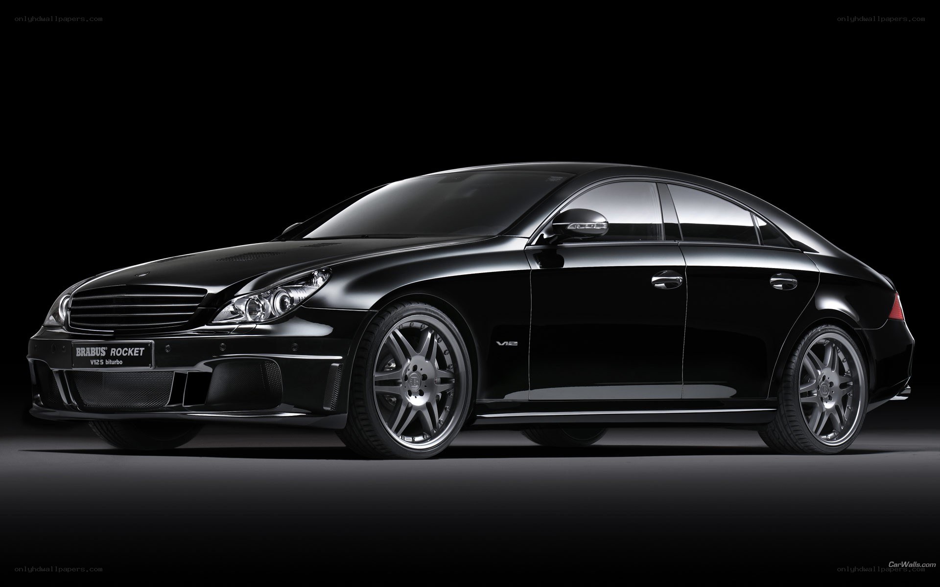 Black Brabus Rocket sedan