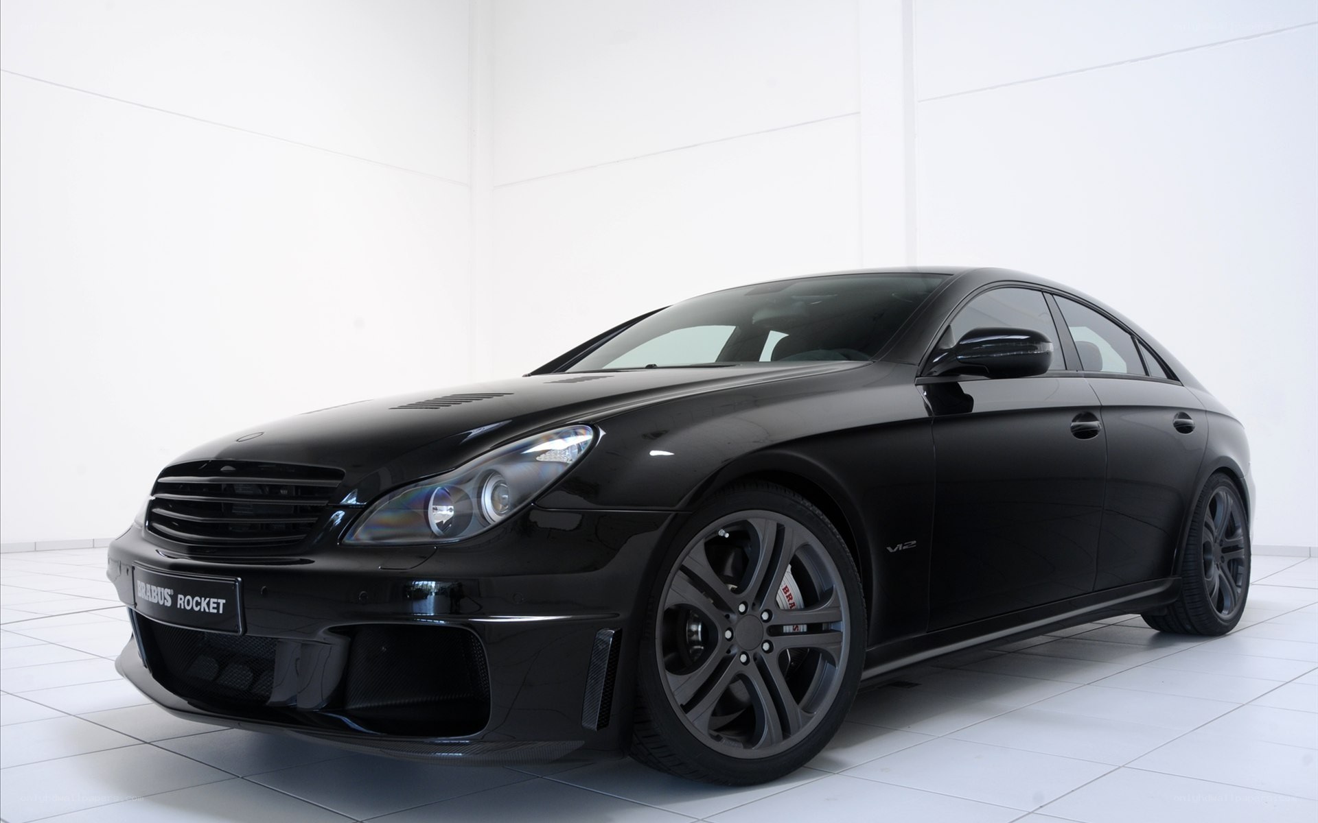 Black Brabus Rocket sedan