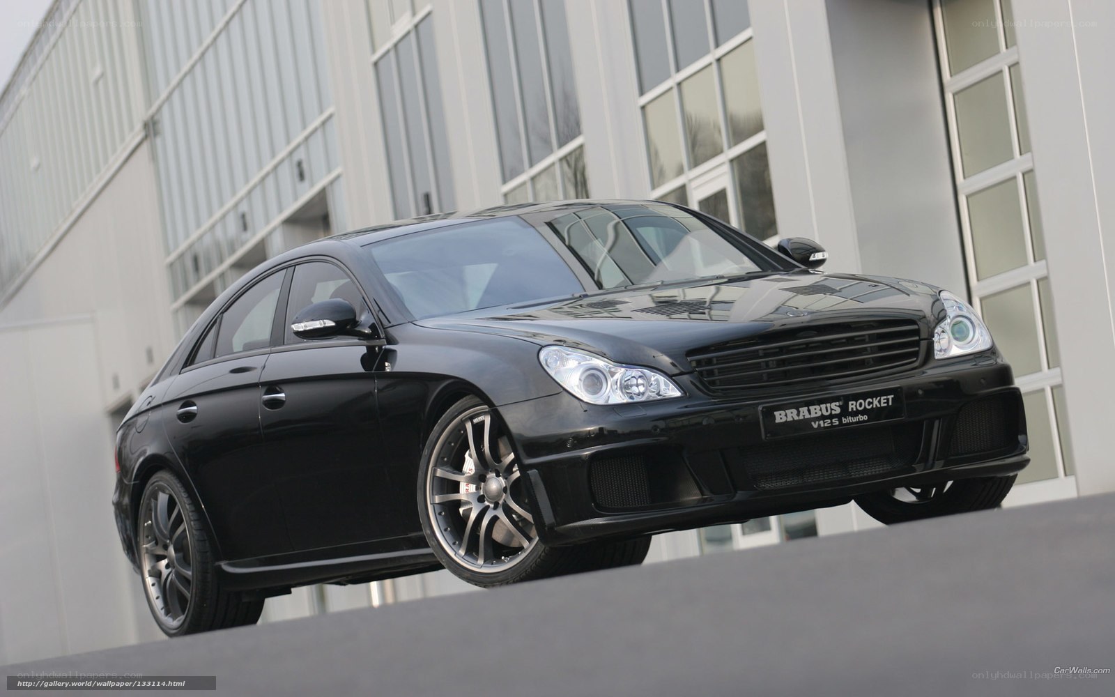 Black Brabus Rocket sedan