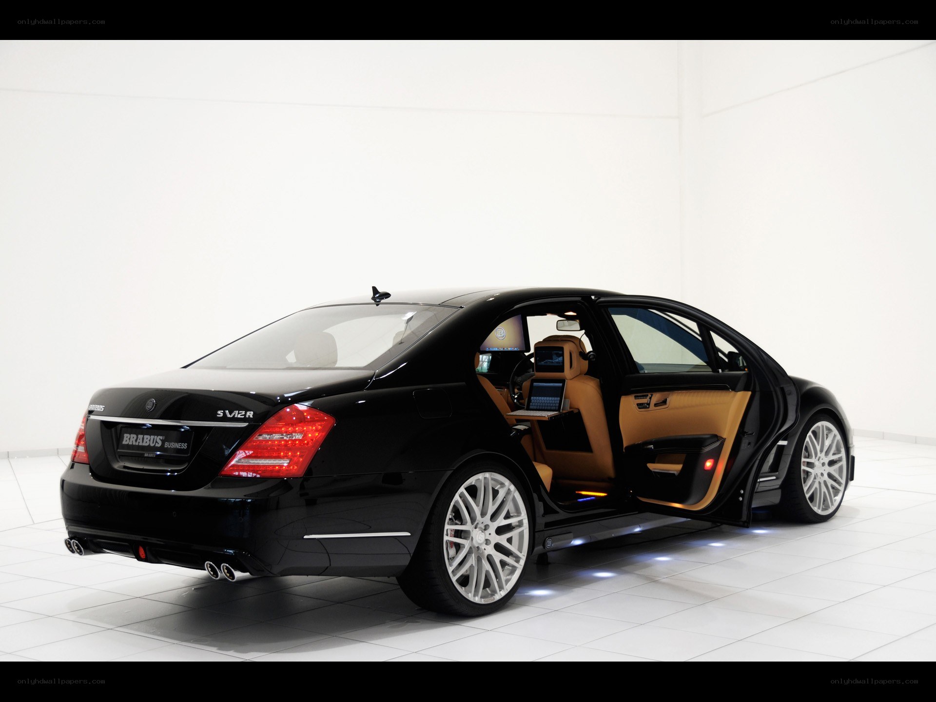 Black Brabus S V12 R sedan