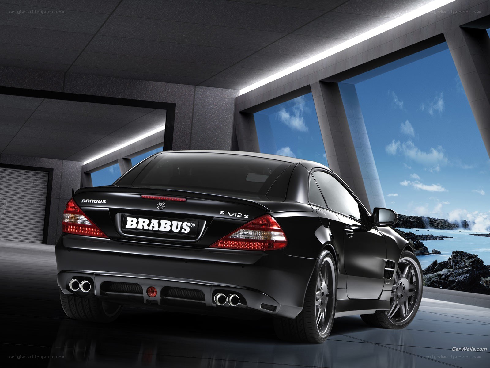 Black Brabus S V12 S car