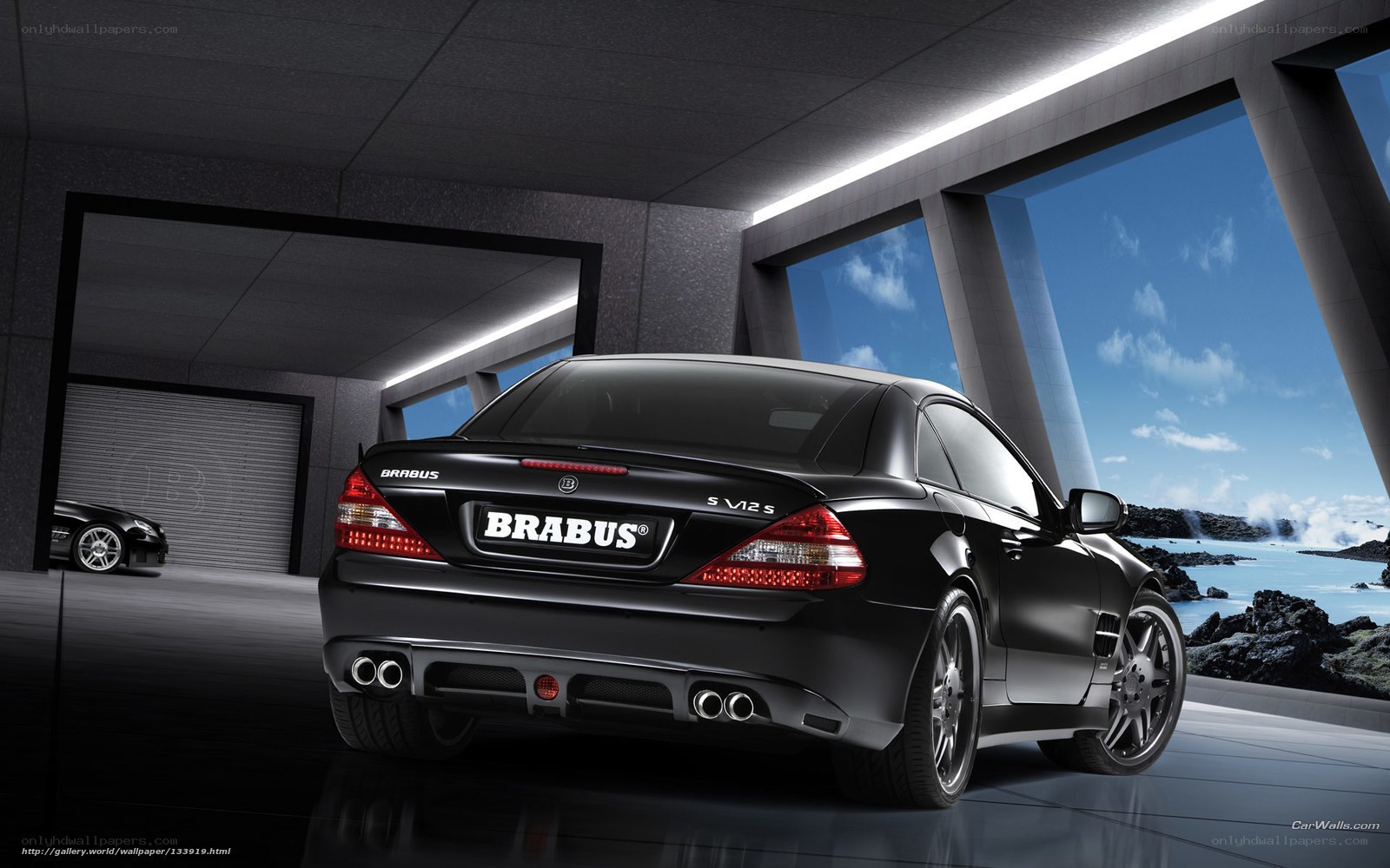Black Brabus S V12 S car