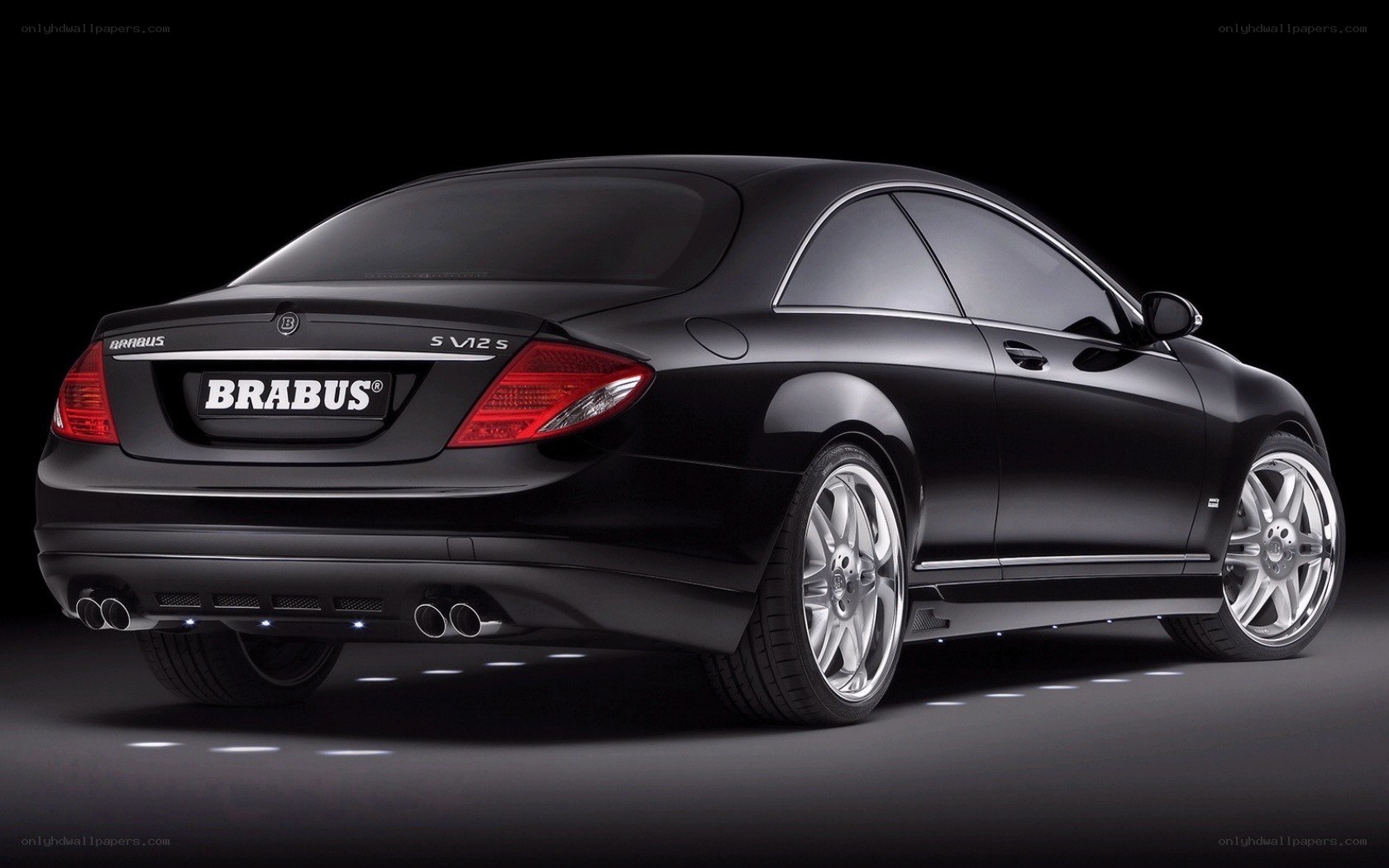 Black Brabus S V12 S coupe