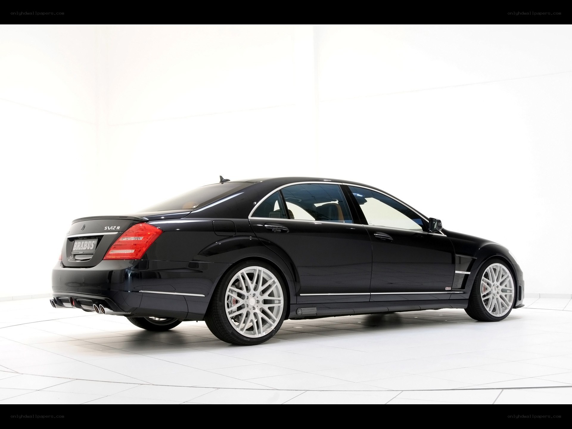Black Brabus S63 sedan