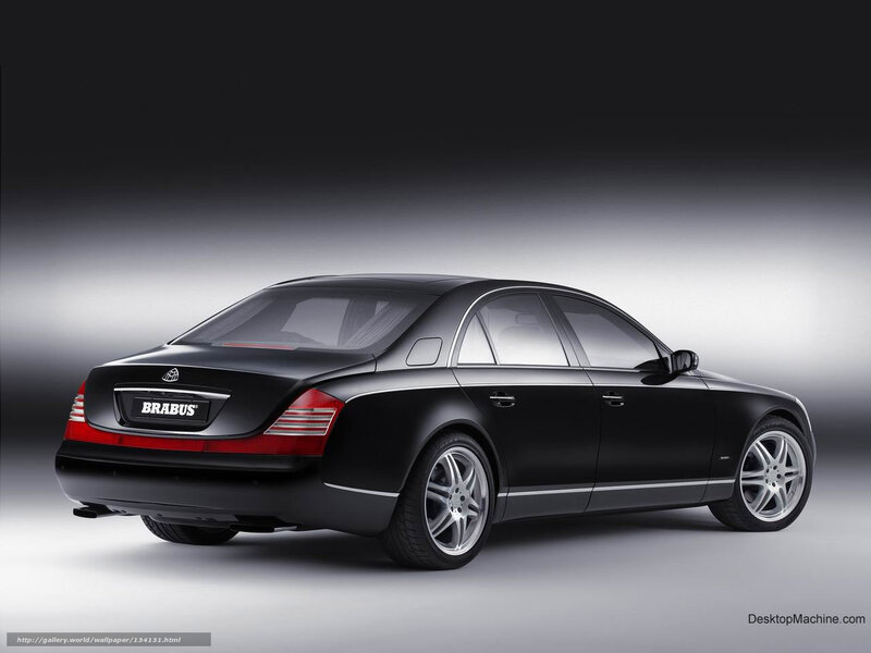 Black Brabus Sedan — Dramatic, Photograph