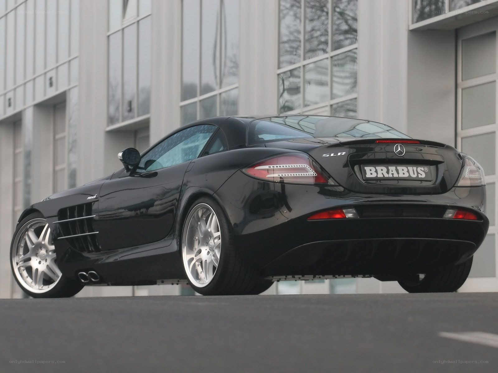 Black Brabus SLR McLaren
