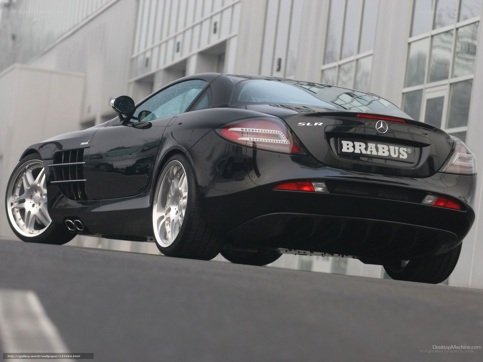 Black Brabus SLR McLaren