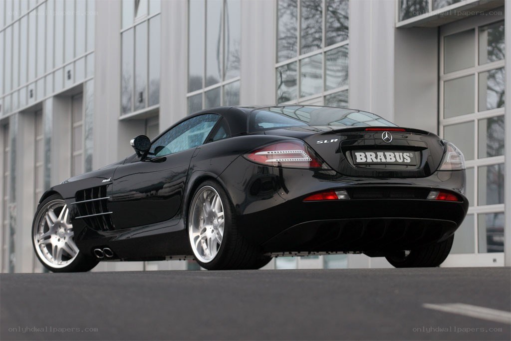 Black Brabus SLR McLaren