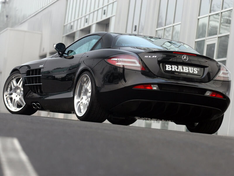 Black Brabus SLR McLaren