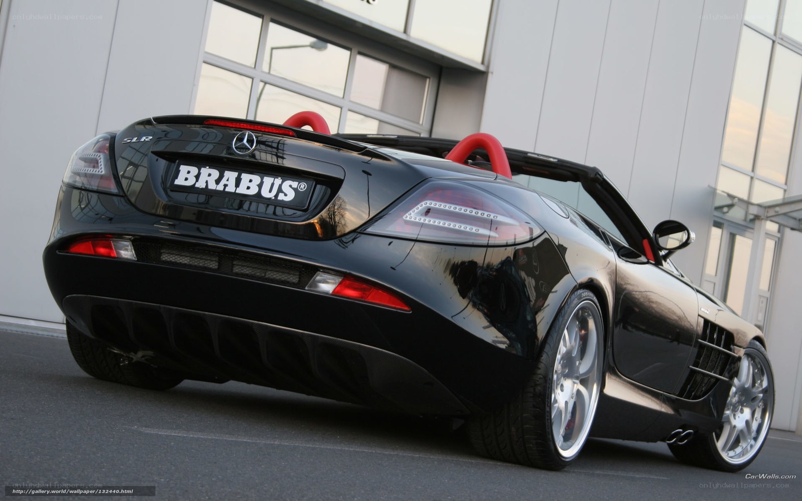 Black Brabus SLR McLaren