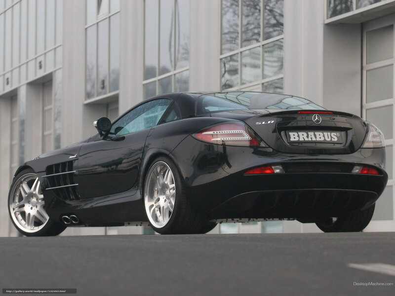 Black Brabus Slr Sports Car — Neutral