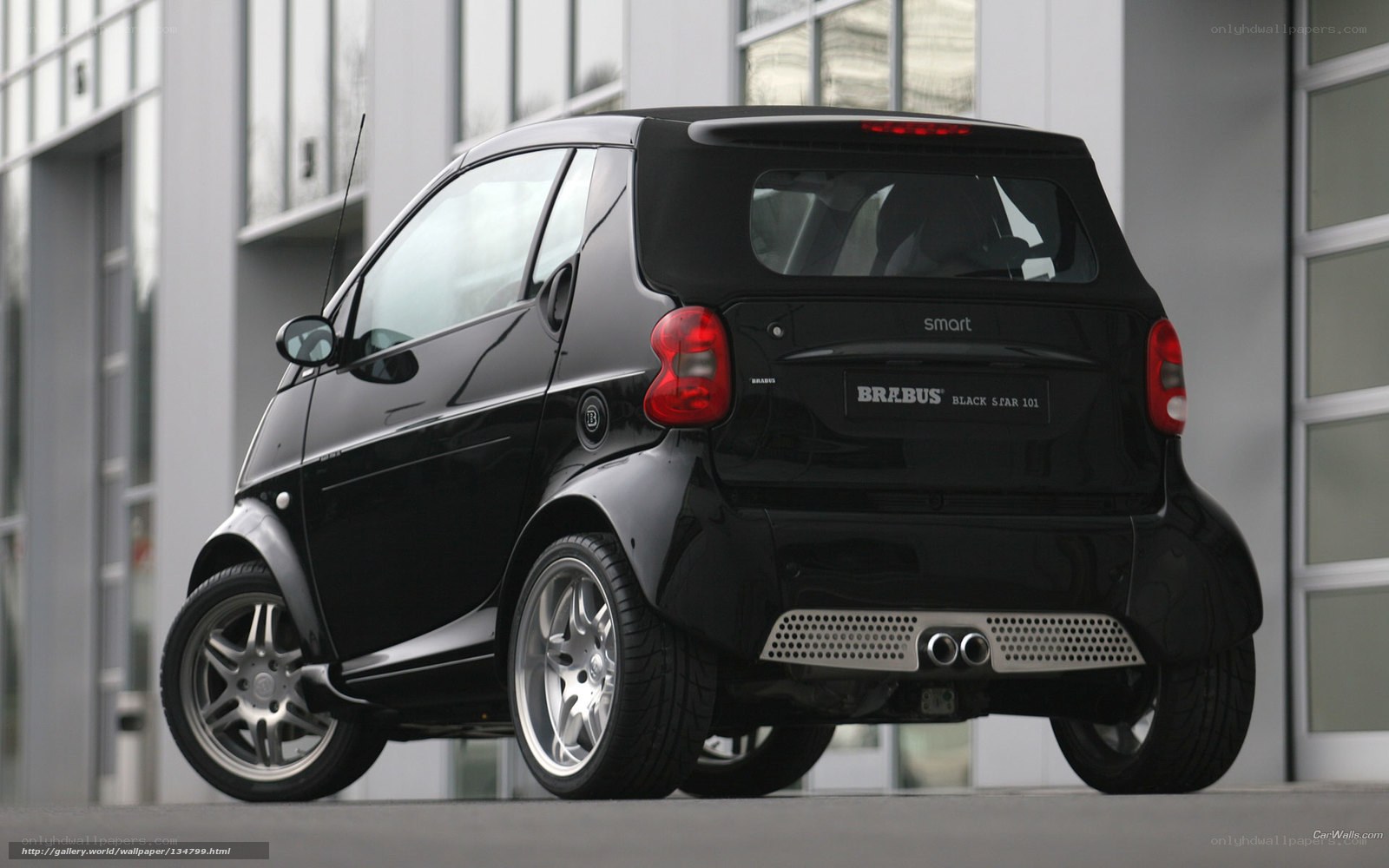 Black Brabus Smart Fortwo