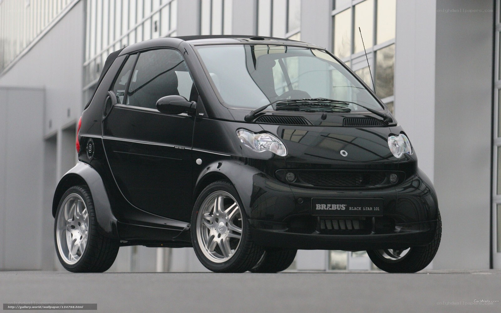 Black Brabus Smart Fortwo