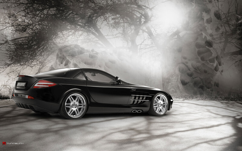 Black Brabus sports car