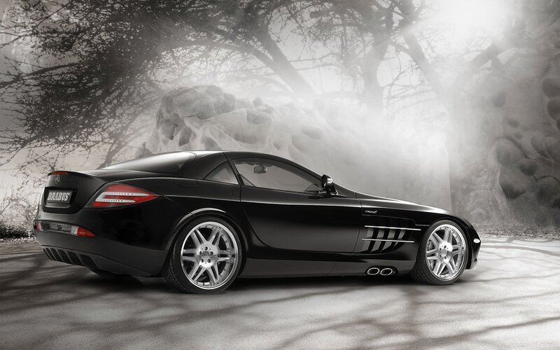 Black Brabus sports car