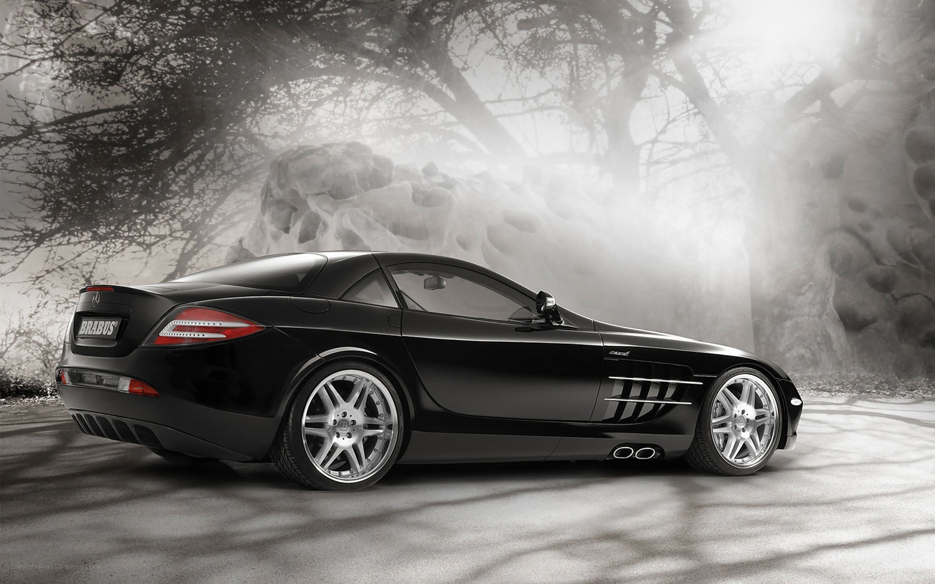 Black Brabus sports car