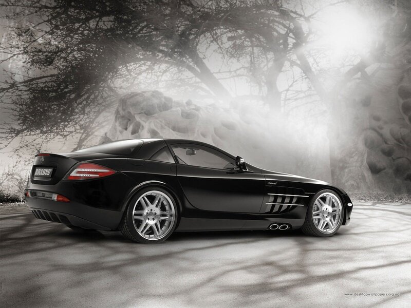 Black Brabus sports car
