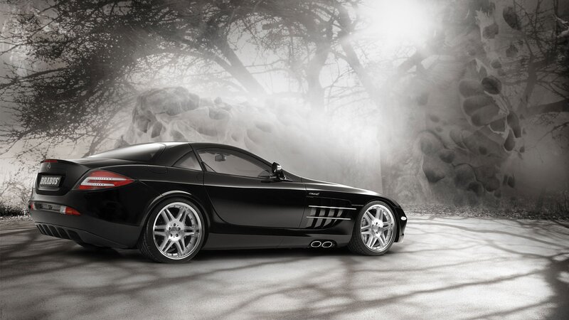 Black Brabus sports car