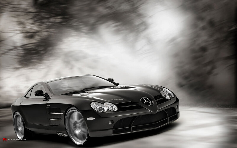 Black Brabus sports car