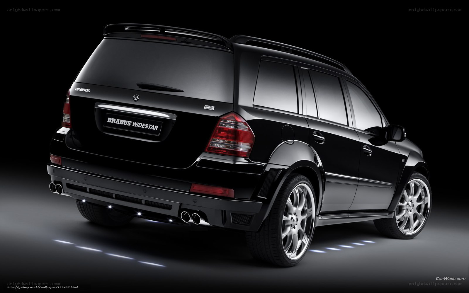Black Brabus Widestar SUV