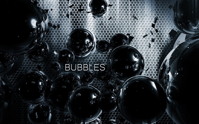 Black Bubbles on Metal