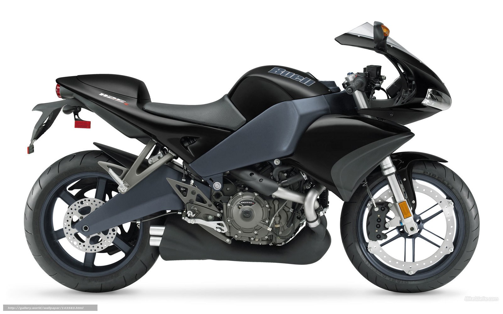 Black Buell 1125R motorcycle