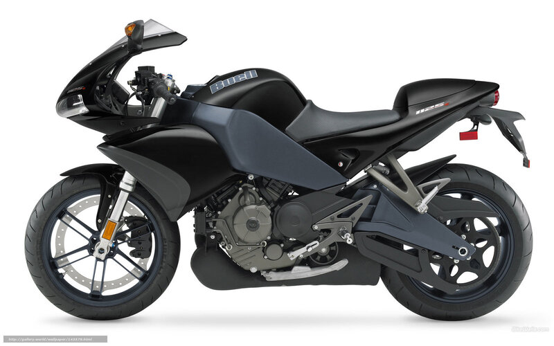Black Buell 1125R motorcycle
