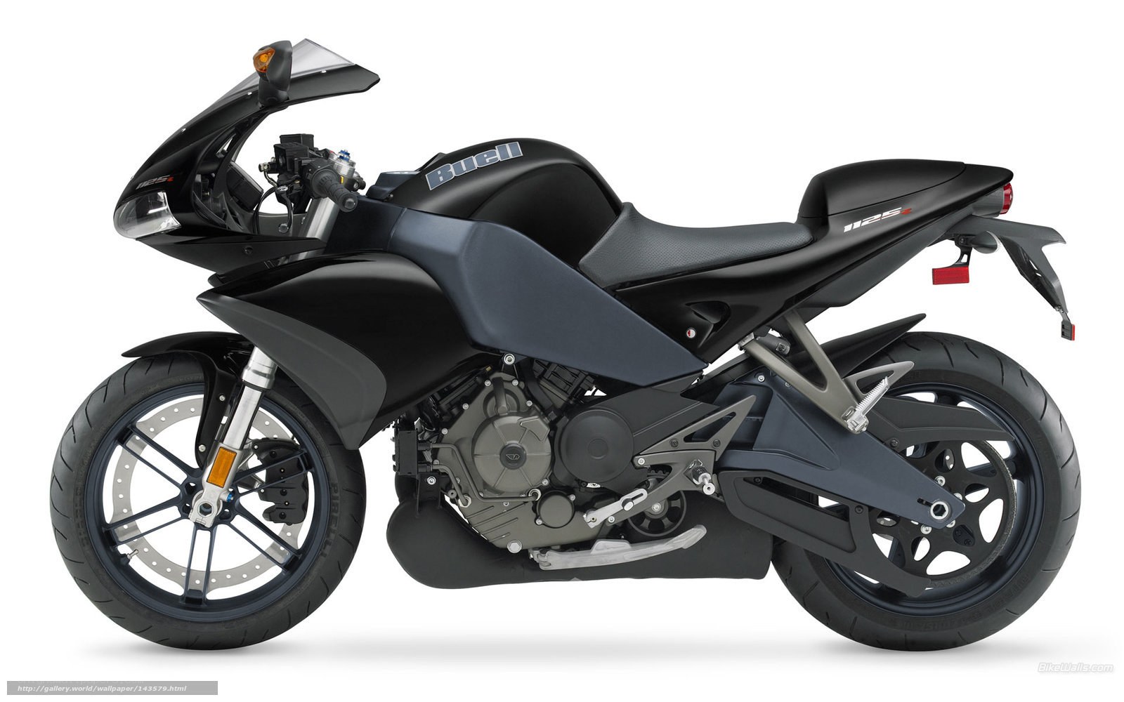 Black Buell 1125R motorcycle