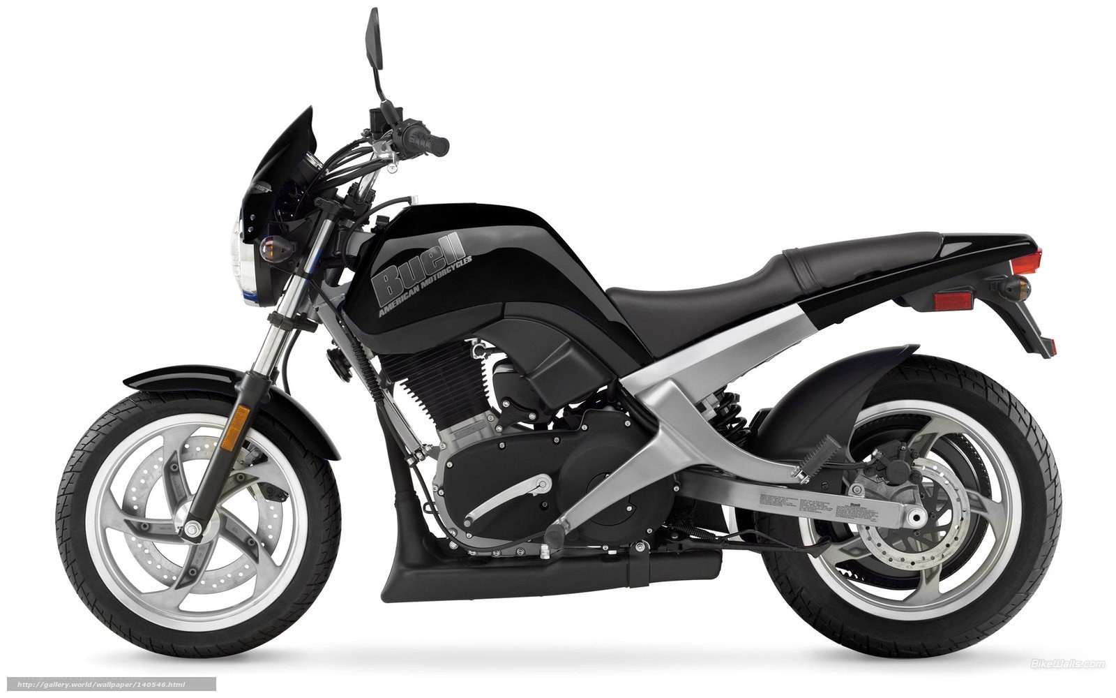 Black Buell motorcycle