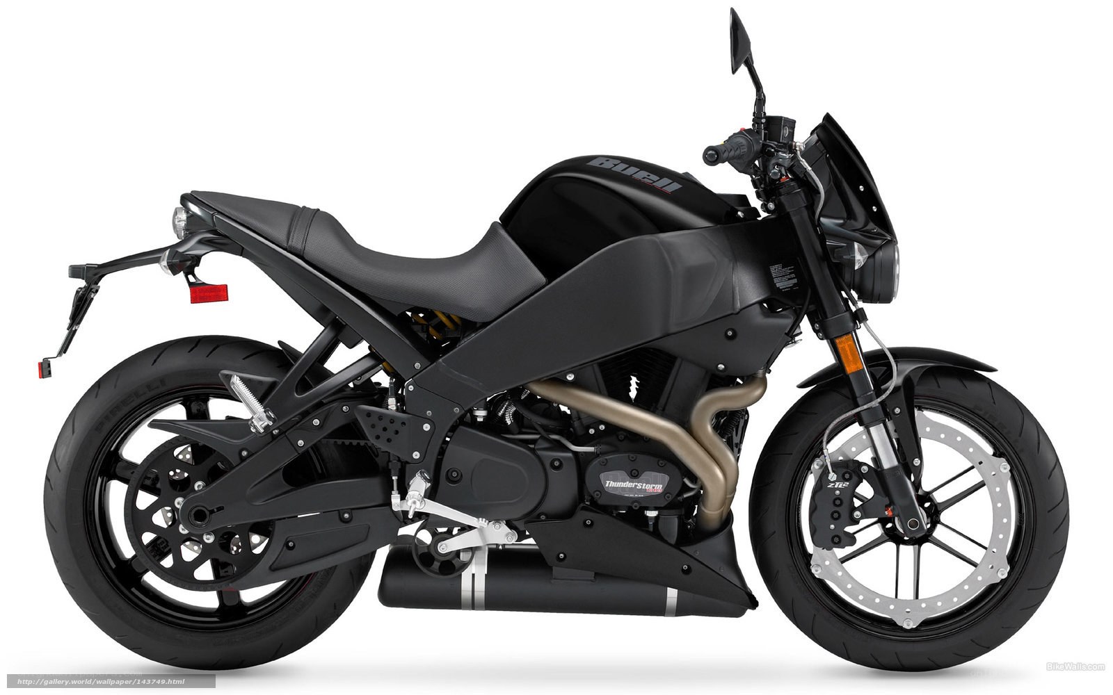 Black Buell Thunderstorm motorcycle